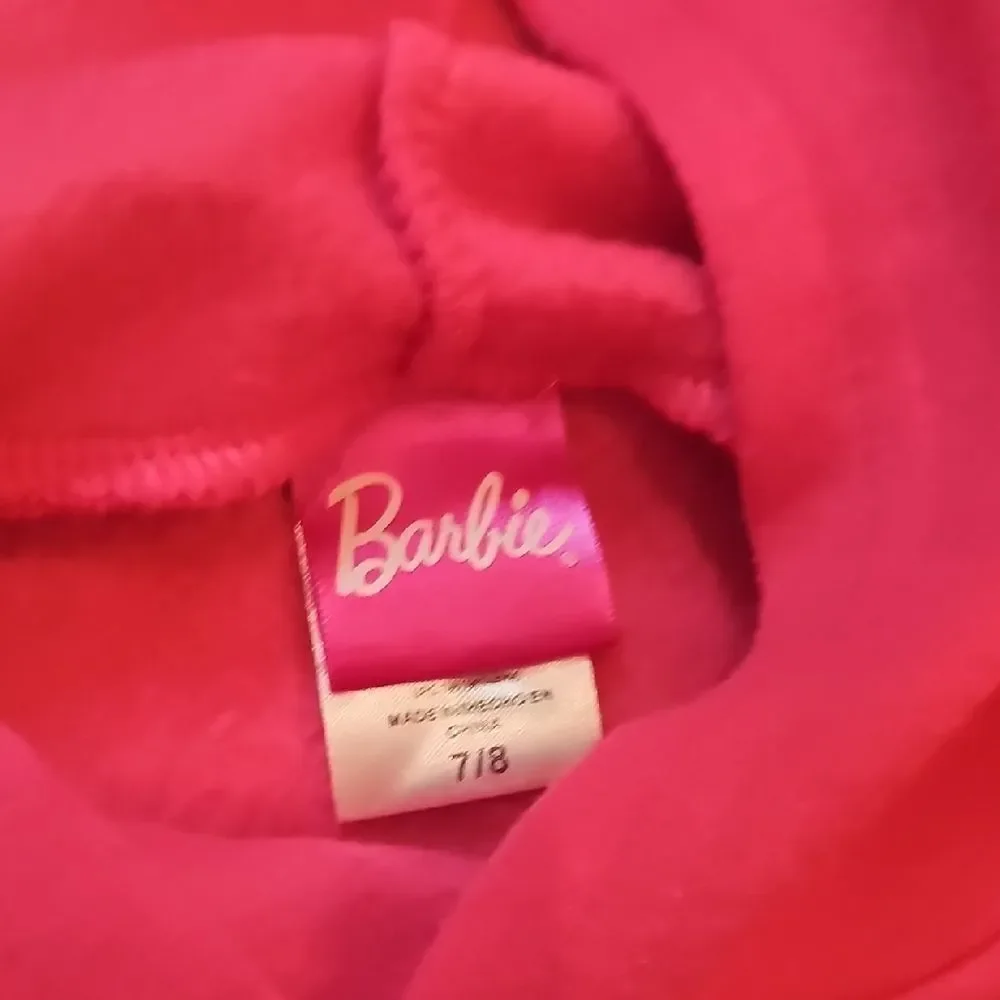 Barbie Kids Fuchsia Hoodie Size 7/8 Girls